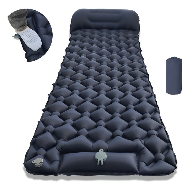 Load image into Gallery viewer, Headpointe ultralight TPU inflatable camping mat with pillow, image 3

