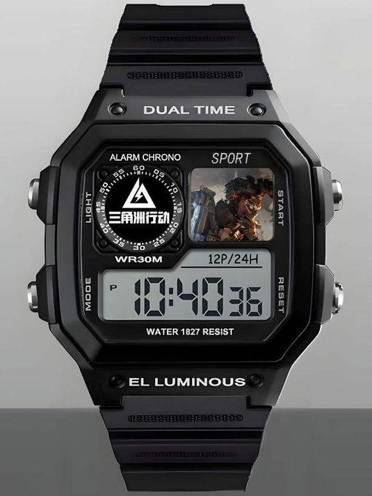 Digital Sports Watch with Alarm Calendar