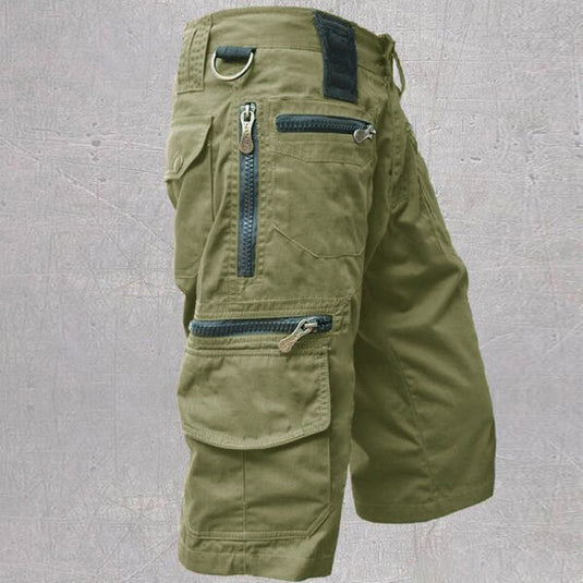 Men's Cropped Cotton Casual Pants