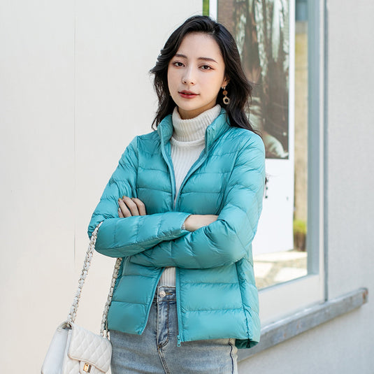 Women's Stand Collar Down Jacket