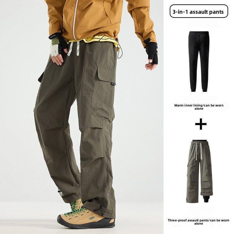 Load image into Gallery viewer, Three-in-One Waterproof Outdoor Pants
