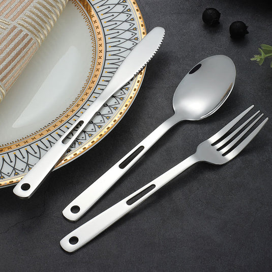 Outdoor knife, fork and spoon Western tableware set