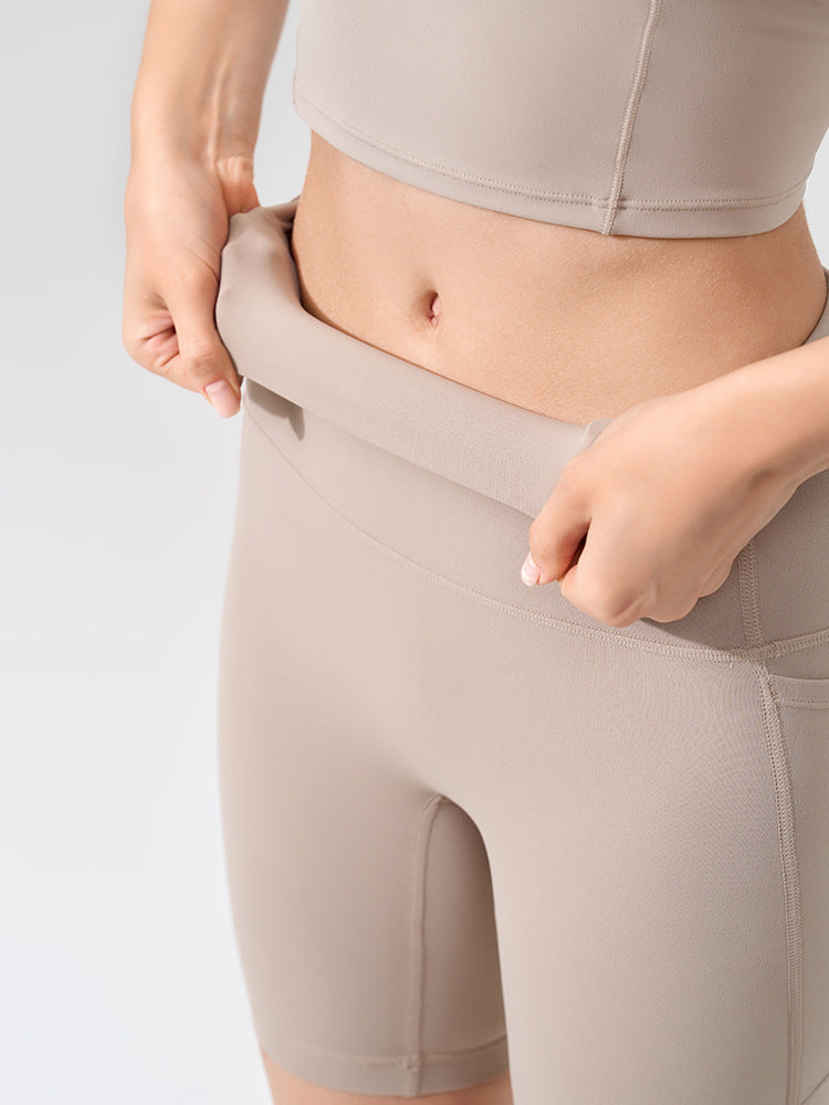 Load image into Gallery viewer, High Waist Yoga Fitness Shorts
