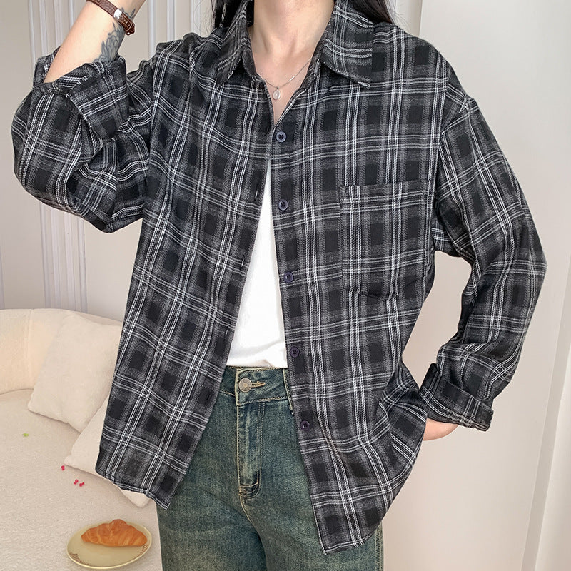 Load image into Gallery viewer, Retro Loose Plaid Shirt for Women

