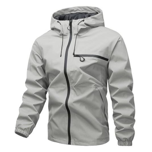 Water-Resistant Hooded Jacket
