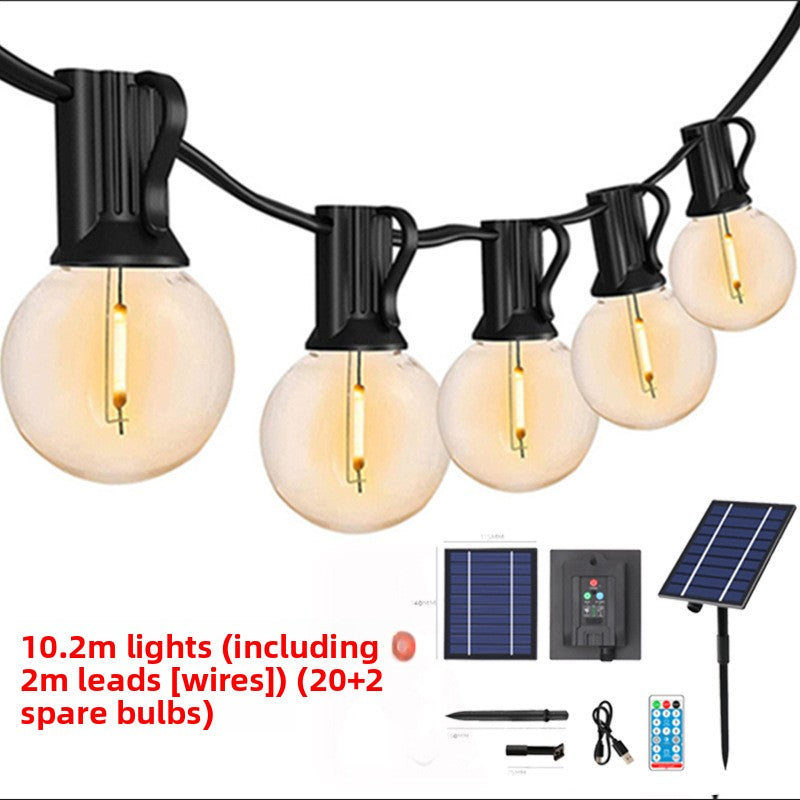 Load image into Gallery viewer, Solar Powered G40 Outdoor Decorative Light String
