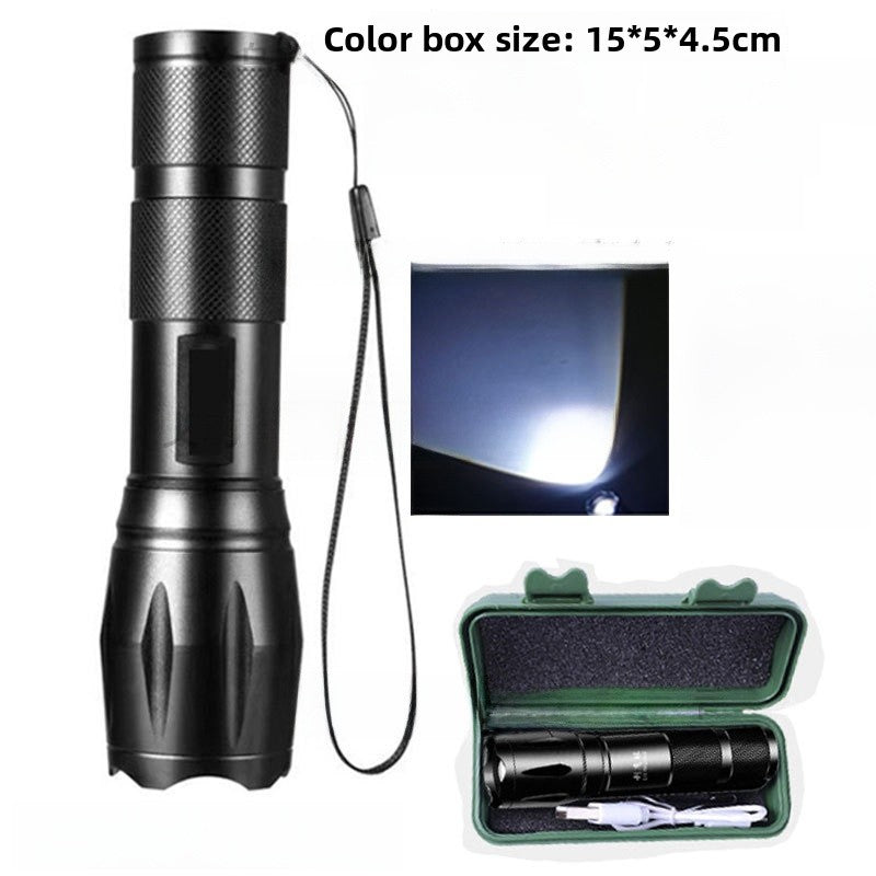 Load image into Gallery viewer, Multi Light Source Zoom Flashlight
