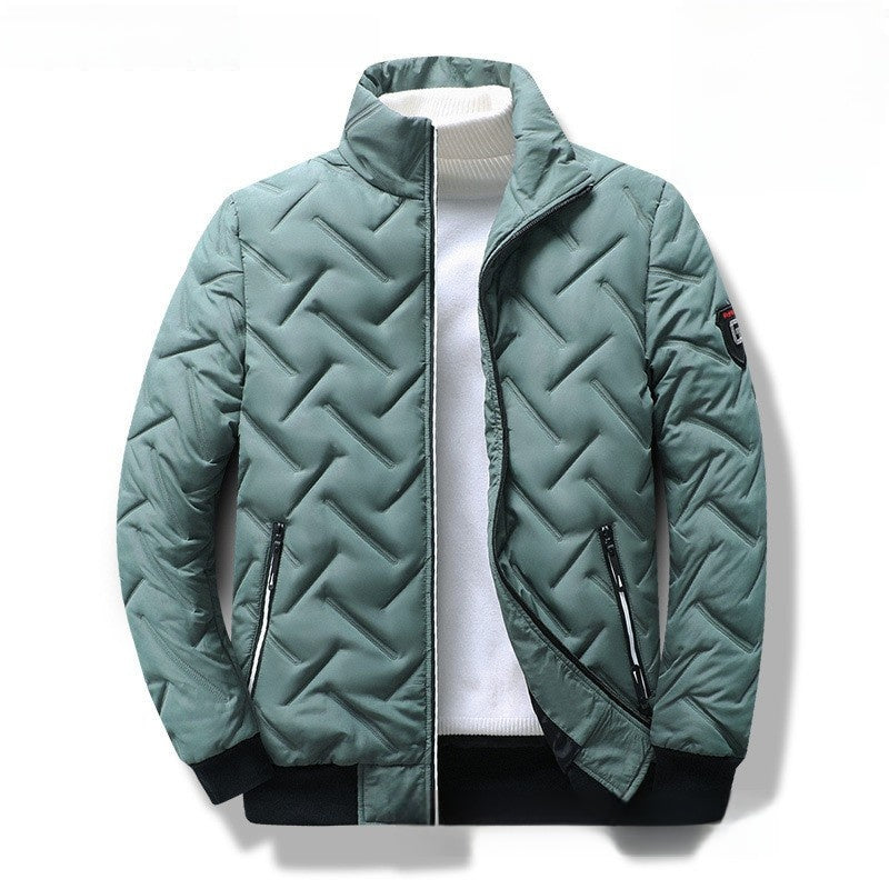 Load image into Gallery viewer, Men's Lightweight Cotton Jacket with Stand Collar
