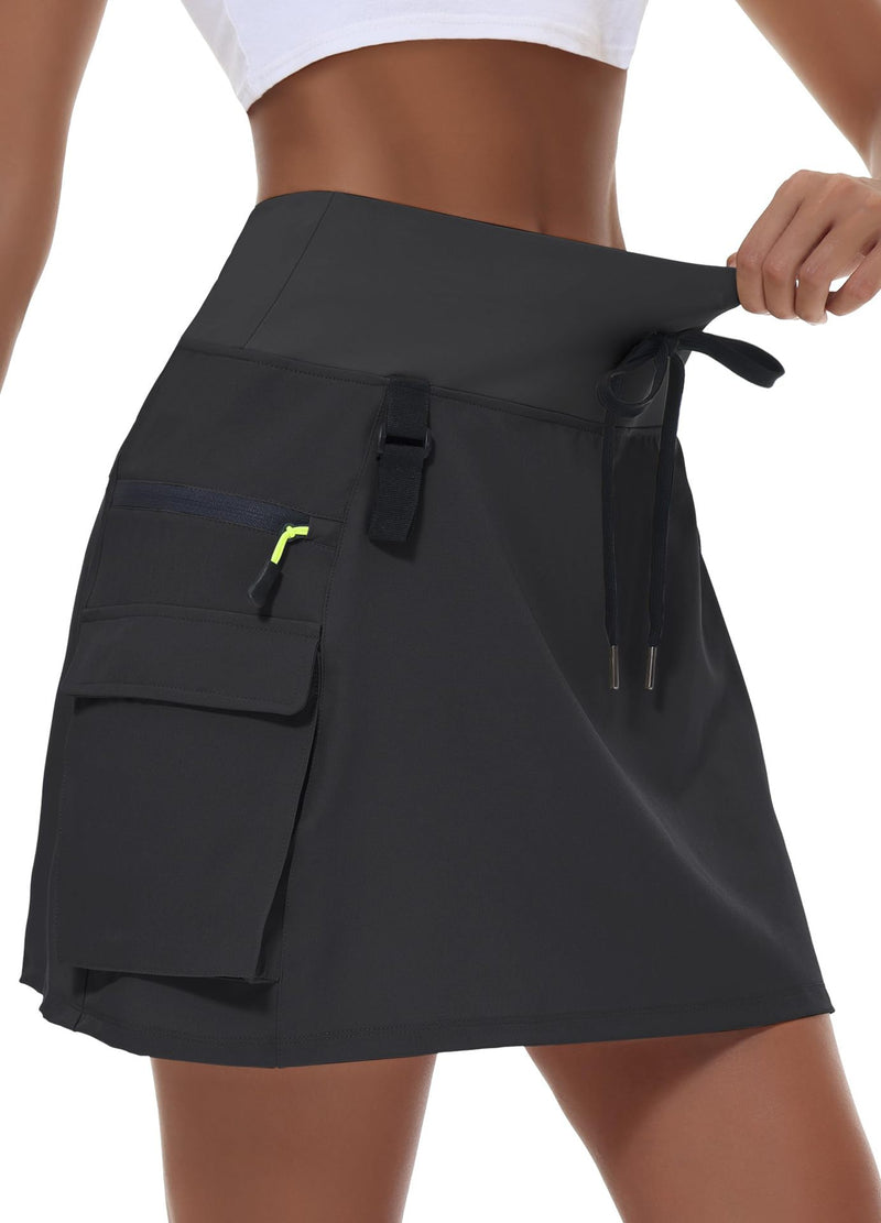 Load image into Gallery viewer, Womens Hiking Cargo Skirt Pants
