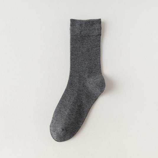 Women's Solid Color Mid-Calf Socks