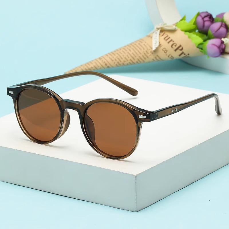 Load image into Gallery viewer, Small round-framed sunglasses
