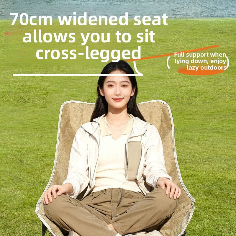 Load image into Gallery viewer, Adjustable High Back Folding Camping Chair
