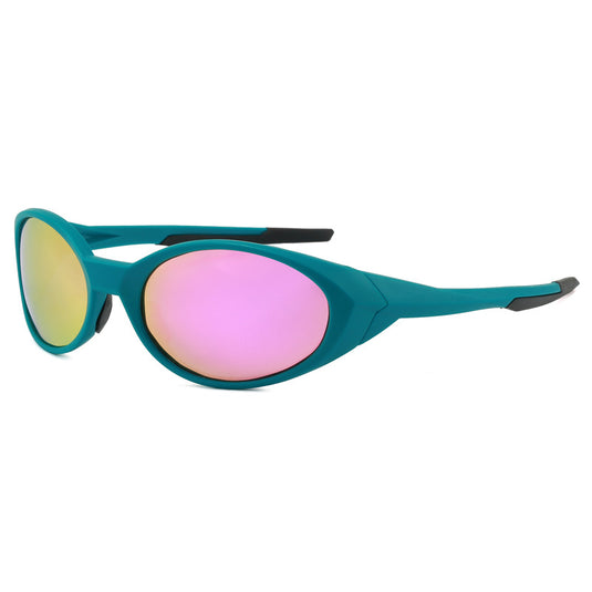 Oval Polarized Sports Sunglasses