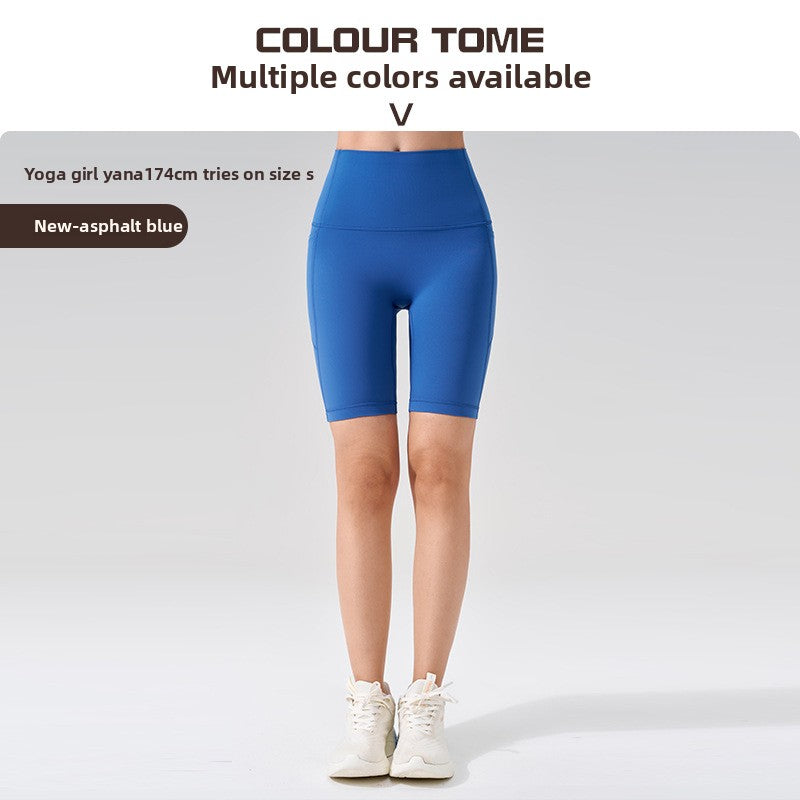 Load image into Gallery viewer, High Waist Yoga Fitness Shorts

