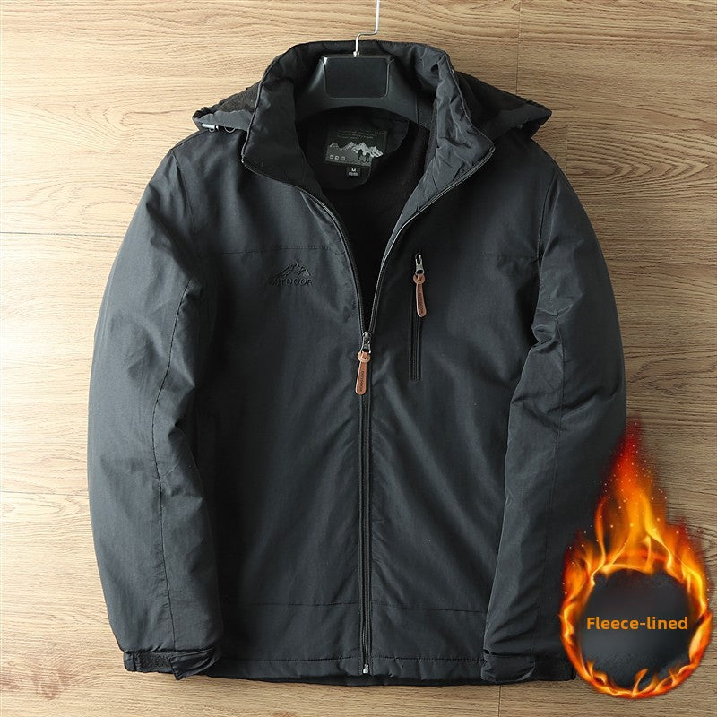 Load image into Gallery viewer, Mens Fleece Lined Outdoor Jacket
