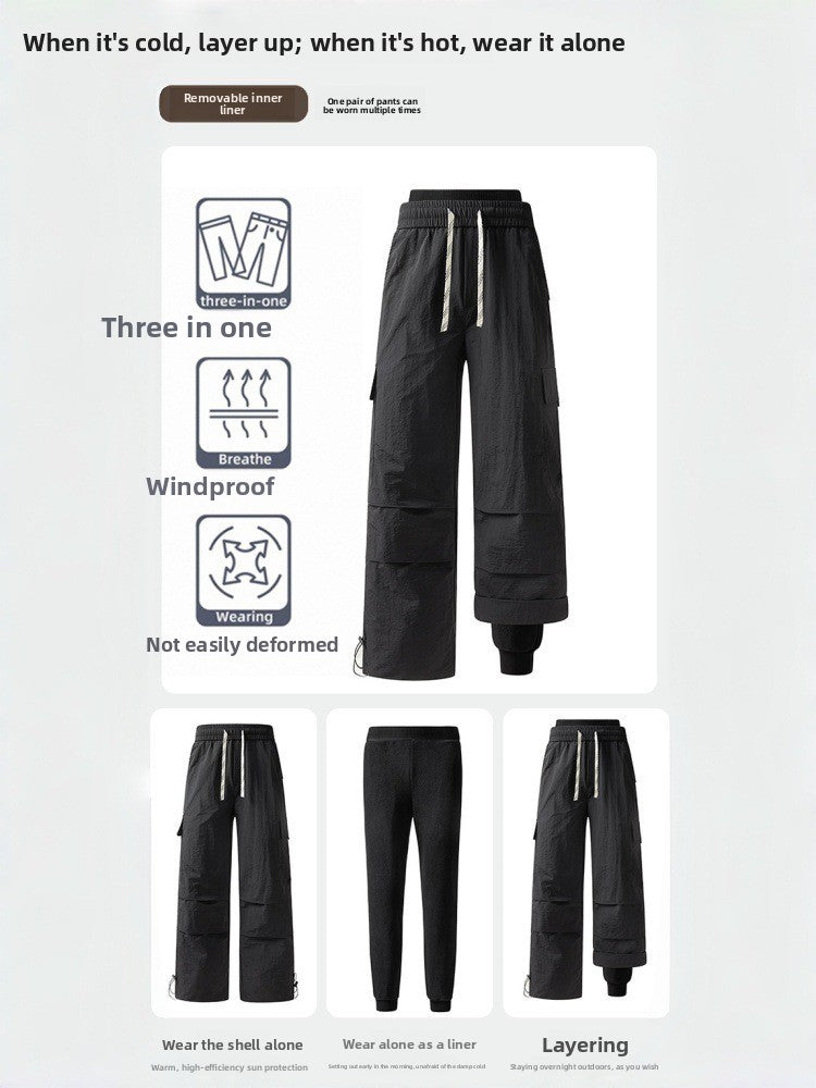 Load image into Gallery viewer, Three-in-One Waterproof Outdoor Pants
