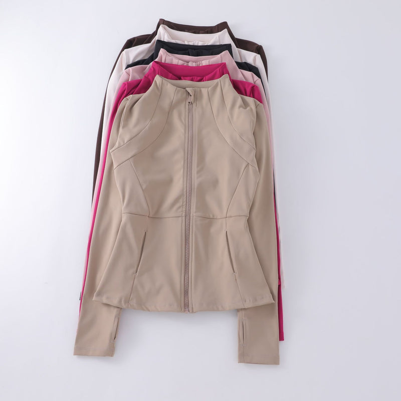 Load image into Gallery viewer, Women's Fitness Zipper Jacket Long Sleeve Sun Protection
