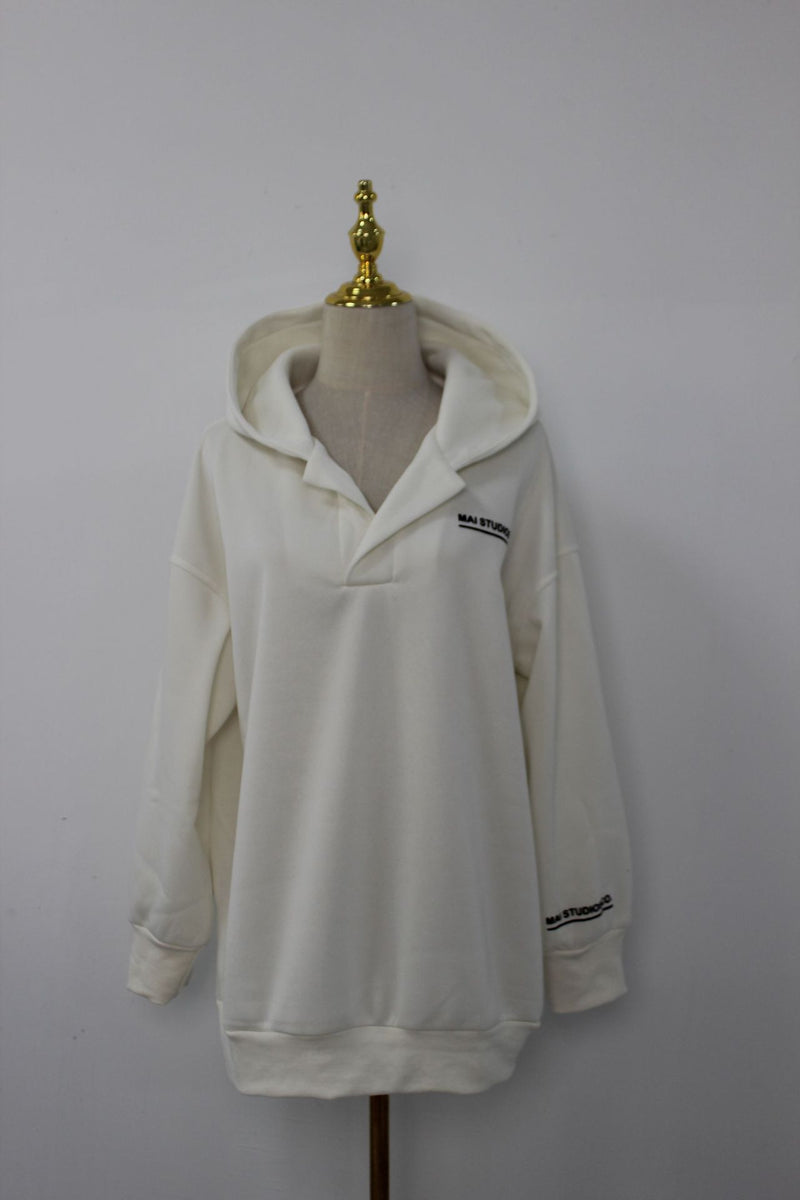 Load image into Gallery viewer, Thick-fabric hooded long-sleeved versatile hoodie

