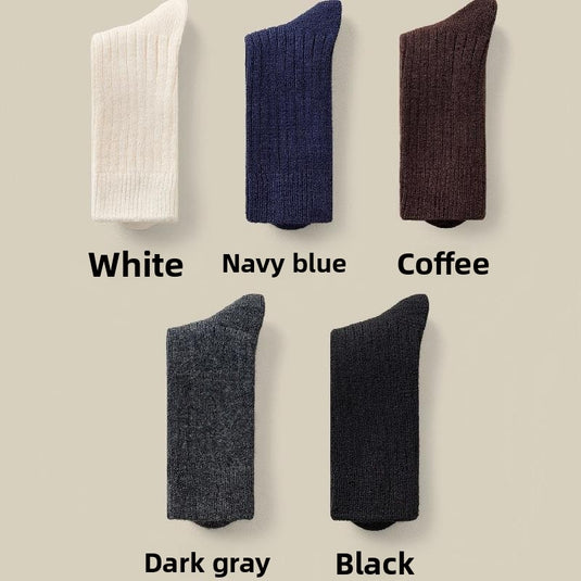 Fleece Lined Wool Socks for Men