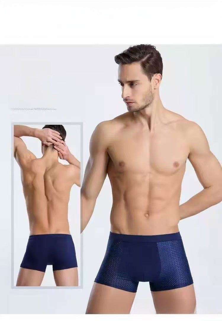 Load image into Gallery viewer, Men's Breathable Striped Boxer Underwear
