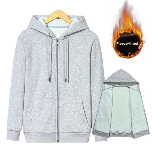 Men's Fleece-Lined Hooded Sweatshirt