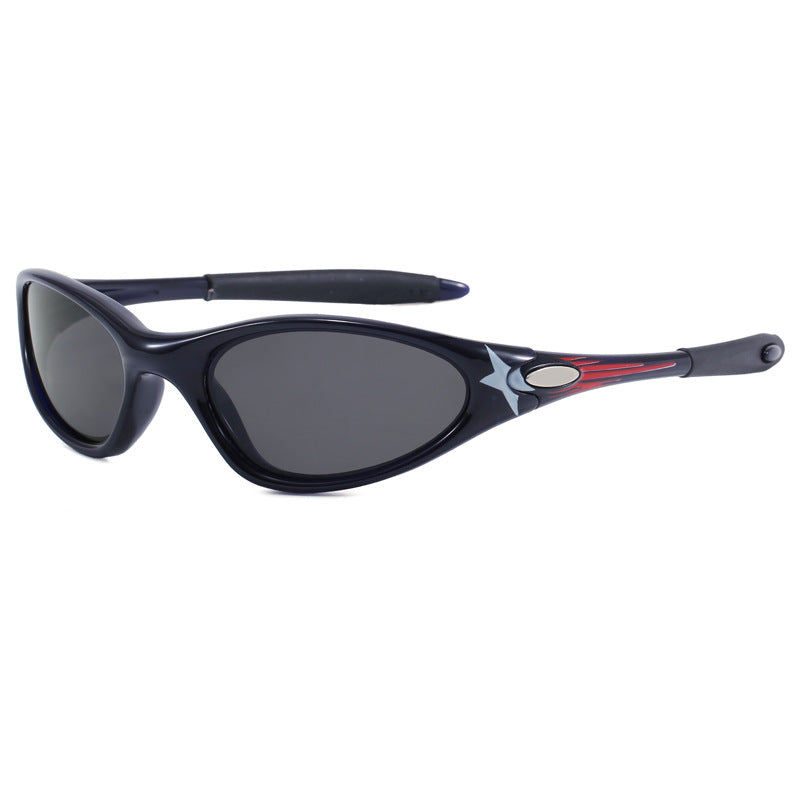 Load image into Gallery viewer, Retro oval outdoor cycling sunglasses
