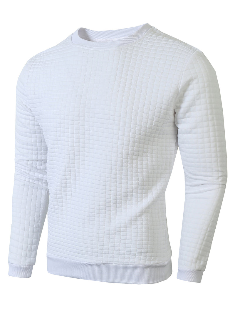 Load image into Gallery viewer, Men's Checkered Long Sleeve Sweatshirt
