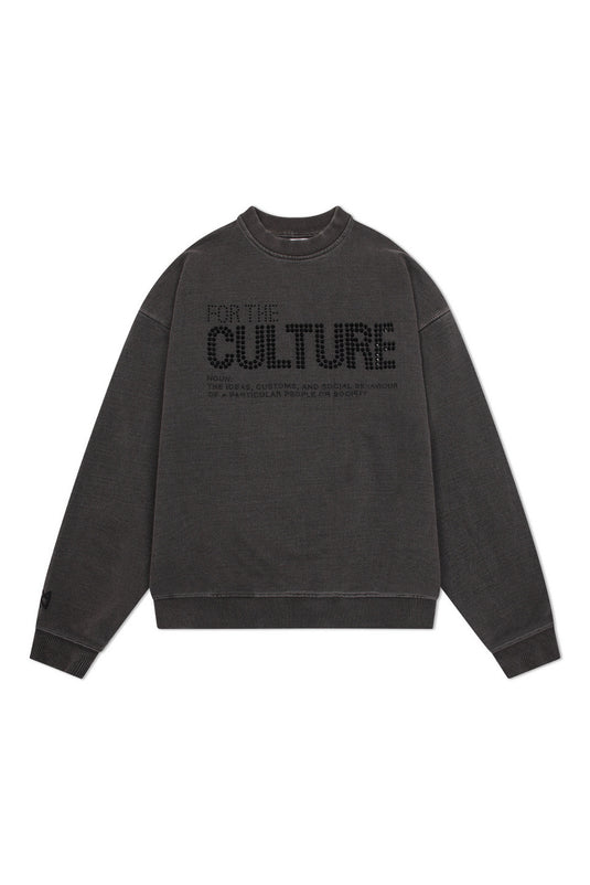 Rhinestone Letter Pullover Hoodie