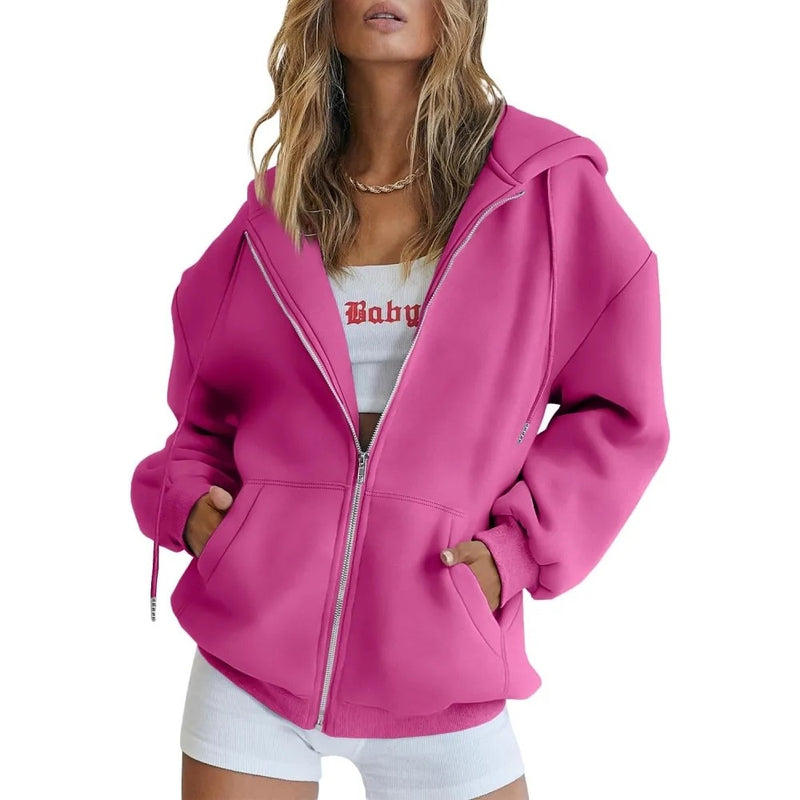 Load image into Gallery viewer, Casual Drawstring Hoodie with Pockets

