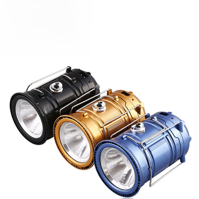 Load image into Gallery viewer, Portable Solar USB Camping Lantern Light
