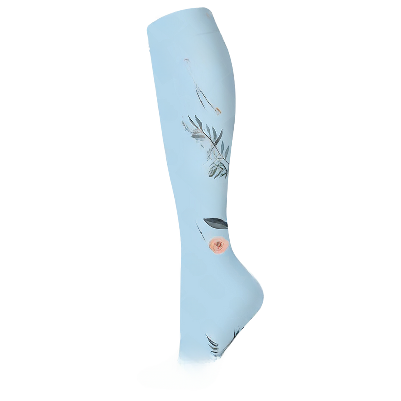 Load image into Gallery viewer, Floral Pattern Sports Compression Socks 200N Support
