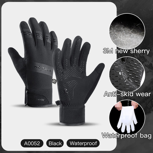Thick and warm fleece gloves for Outdoor Activities