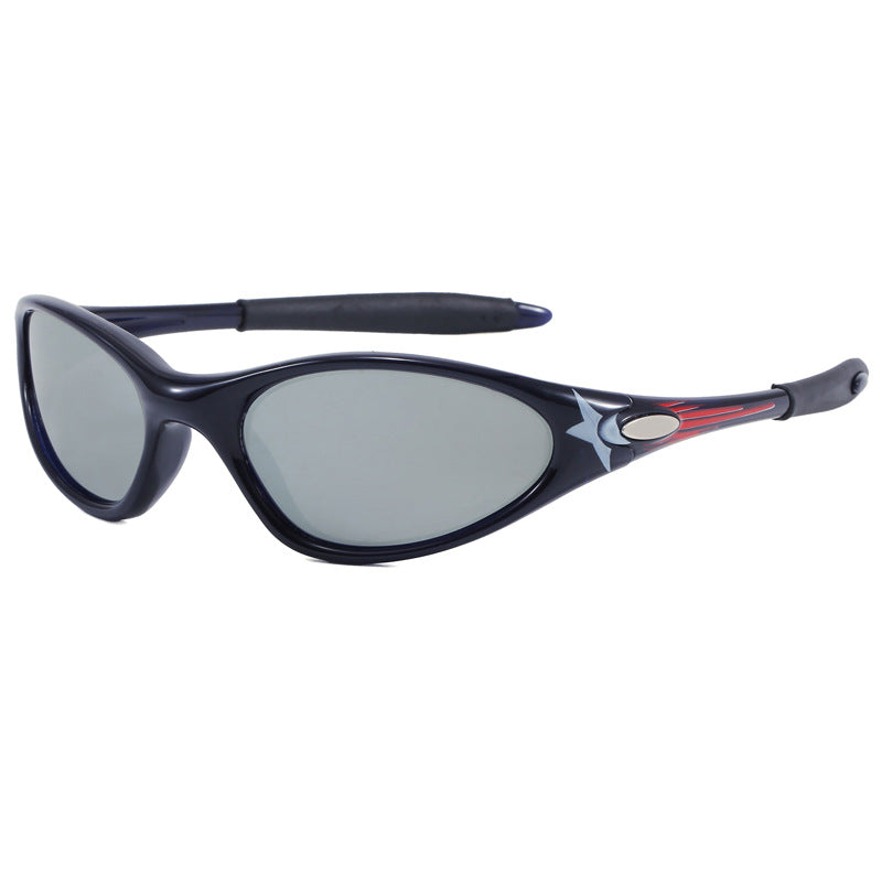 Load image into Gallery viewer, Retro oval outdoor cycling sunglasses
