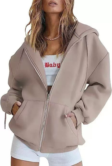 Casual Drawstring Hoodie with Pockets