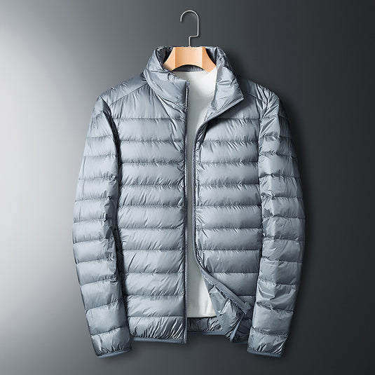 Lightweight White Duck Down Jacket