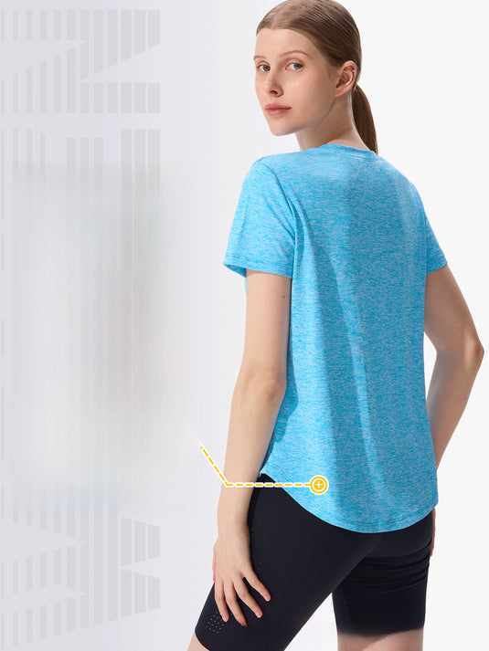 Women's Quick-Dry V-Neck Sports Shirts