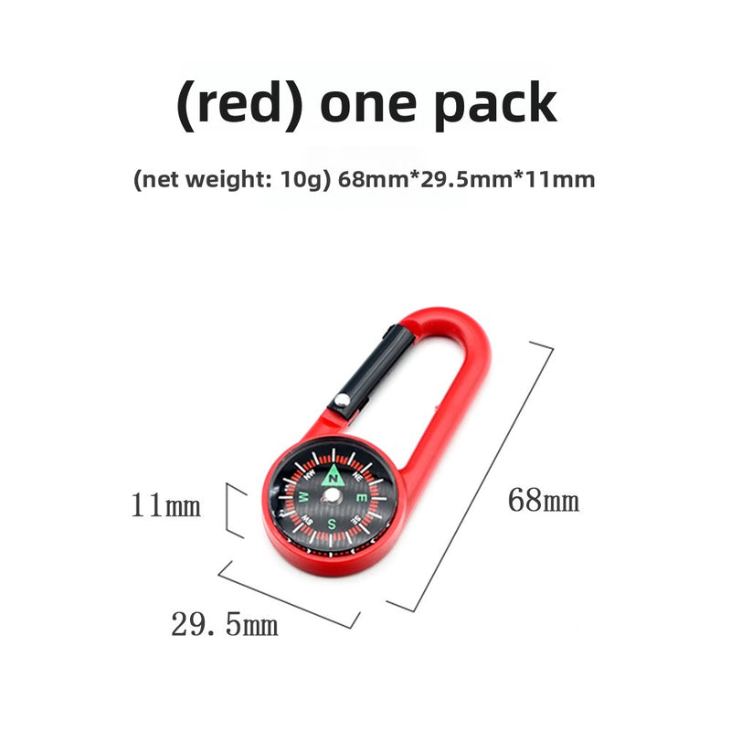 Load image into Gallery viewer, Outdoor Carabiner Compass
