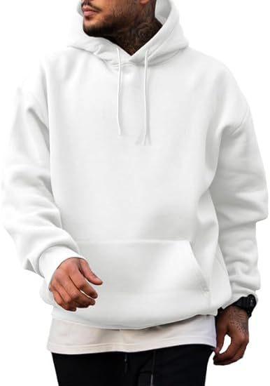 Load image into Gallery viewer, Men's Cotton-Blend Pullover Hoodie
