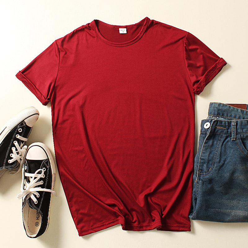 Load image into Gallery viewer, Loose Fit Round Neck Short Sleeve T-Shirt
