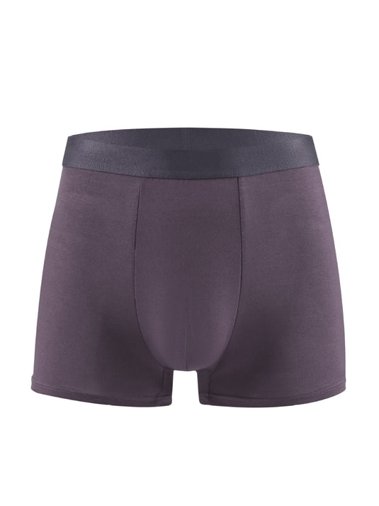 Solid color simple bamboo fiber men's underwear