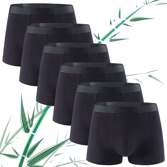 Solid color simple bamboo fiber men's underwear