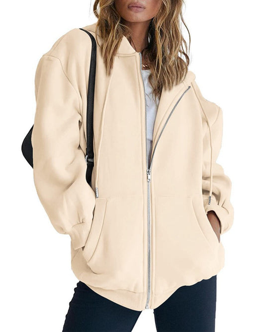 Casual Drawstring Hoodie with Pockets