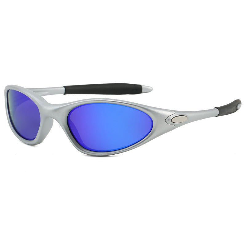 Load image into Gallery viewer, Retro oval outdoor cycling sunglasses
