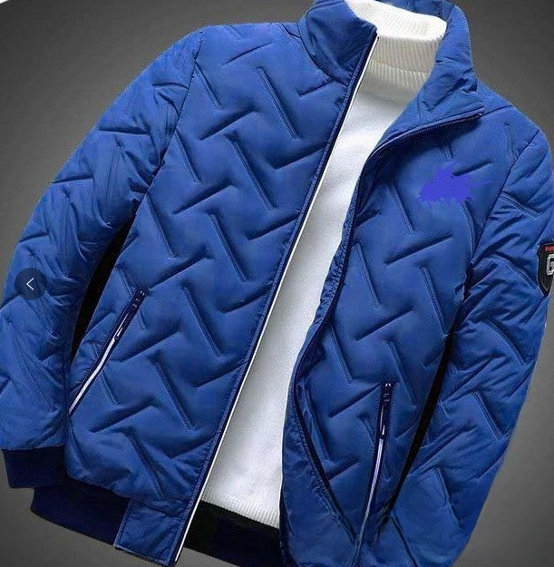 Load image into Gallery viewer, Men's Lightweight Cotton Jacket with Stand Collar
