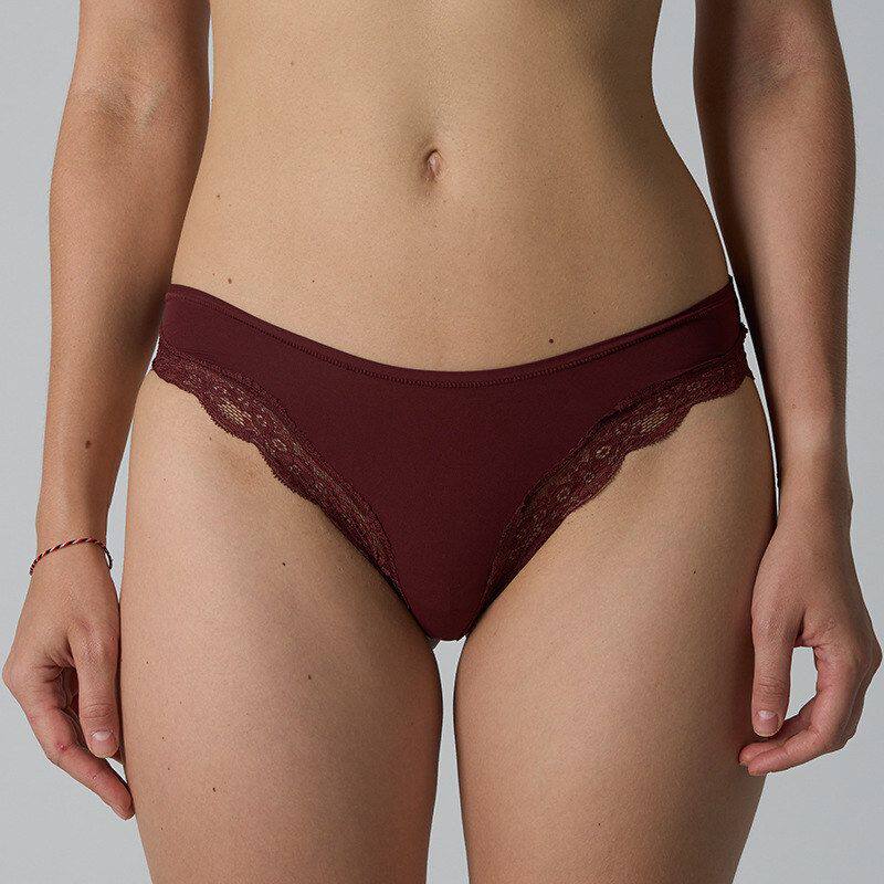 Load image into Gallery viewer, Lace Breathable Womens Thong Underwear
