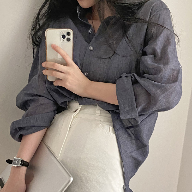 Load image into Gallery viewer, Women's long-sleeved sun-protective shirt
