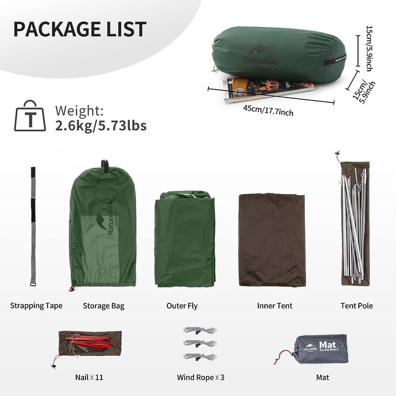 Load image into Gallery viewer, Star River 2 Person Backpacking Tent, Double Layer Ultralight
