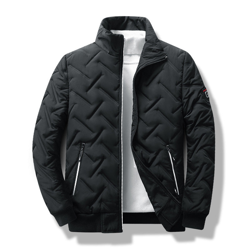 Load image into Gallery viewer, Men's Lightweight Cotton Jacket with Stand Collar
