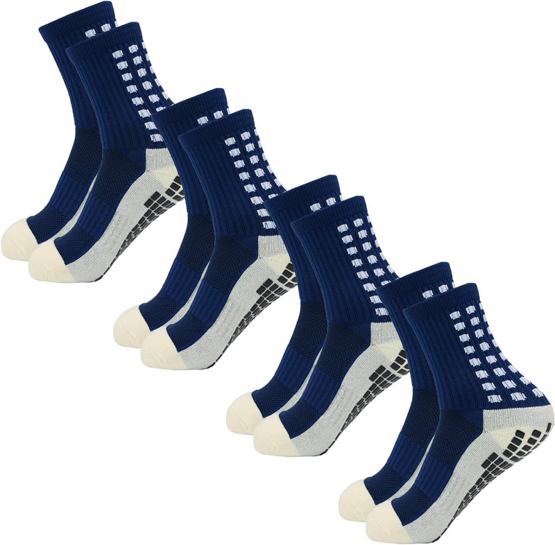 Load image into Gallery viewer, Grip Non Slip Sports and outdoor socks, 4 Pair
