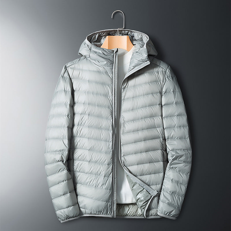 Load image into Gallery viewer, Lightweight White Duck Down Jacket
